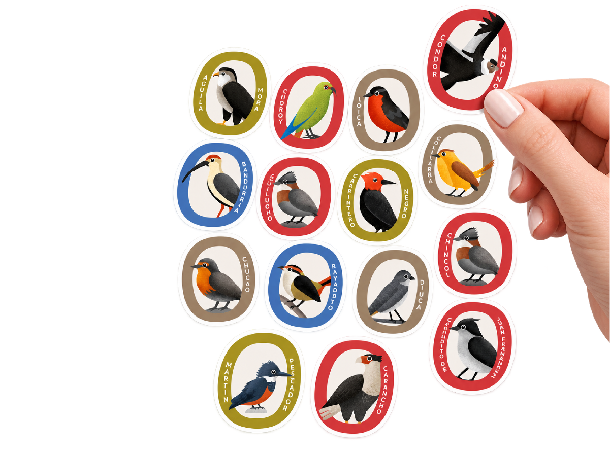 Atakama — stickers de aves